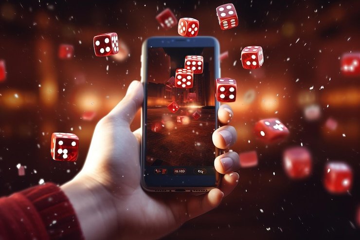 Pemindai QR code untuk Virtual Account slot mahjong di layar ponsel